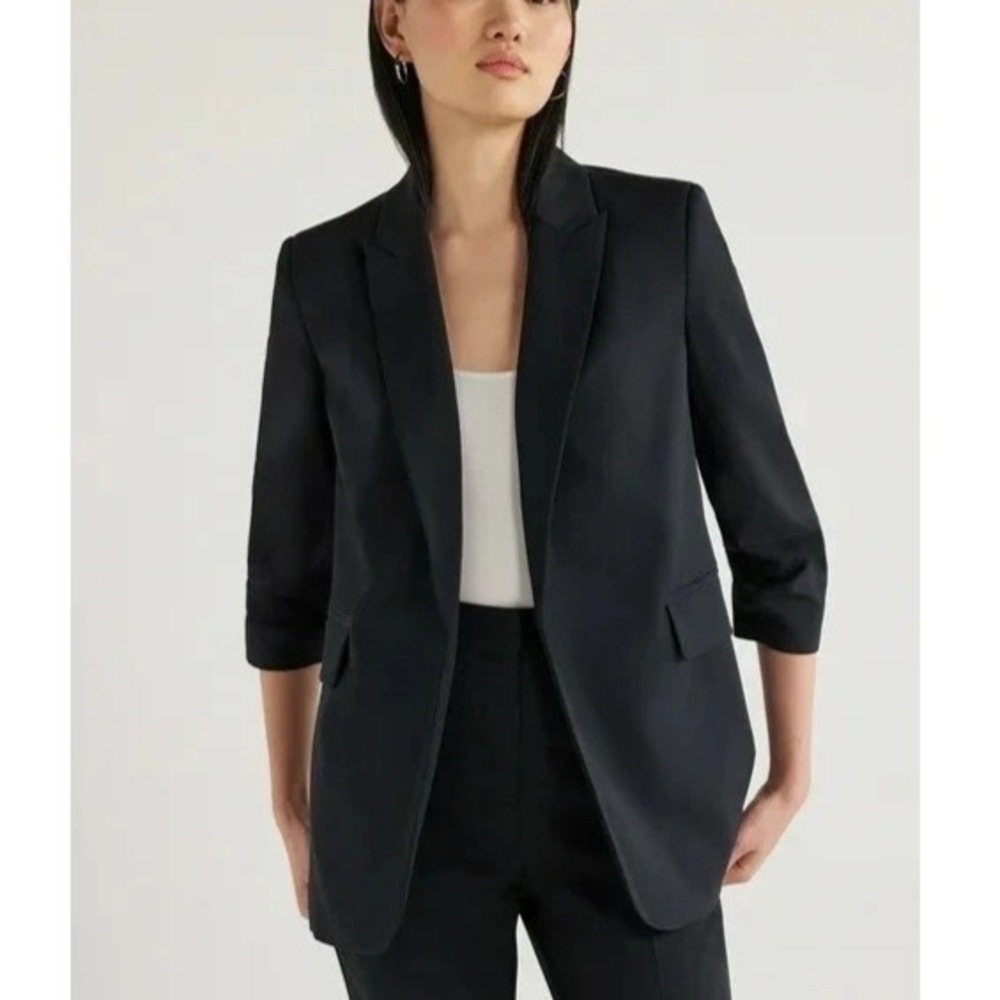 Women's Black Tailored Blazer - Classic Workwear Jacket